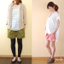 ハーフパンツ:マタニティと授乳服のお店Pearls